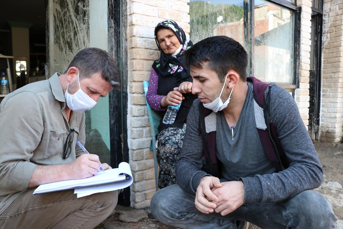 Giresun'da vatandaşlar, selde yaşadıklarını anlattı