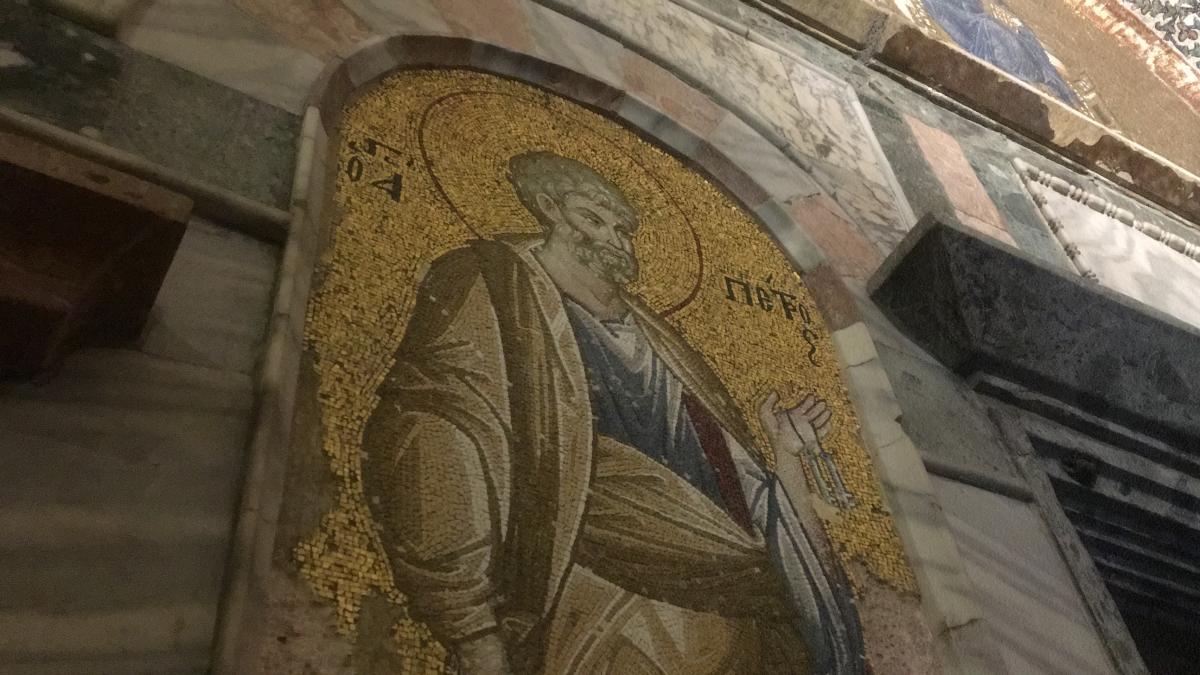 İstanbul’da ibadete açılması beklenen Kariye Camii'nin içi görüntülendi