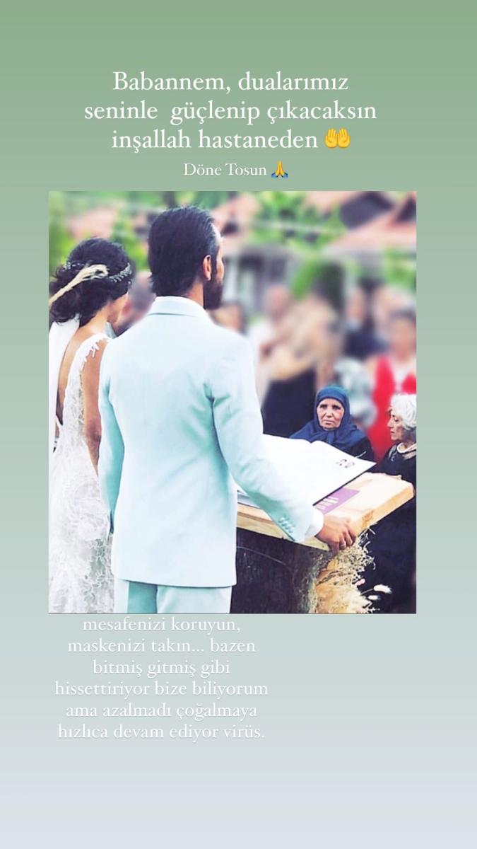 Cansu Tosun: Babaannem koronavirüse yakalandı