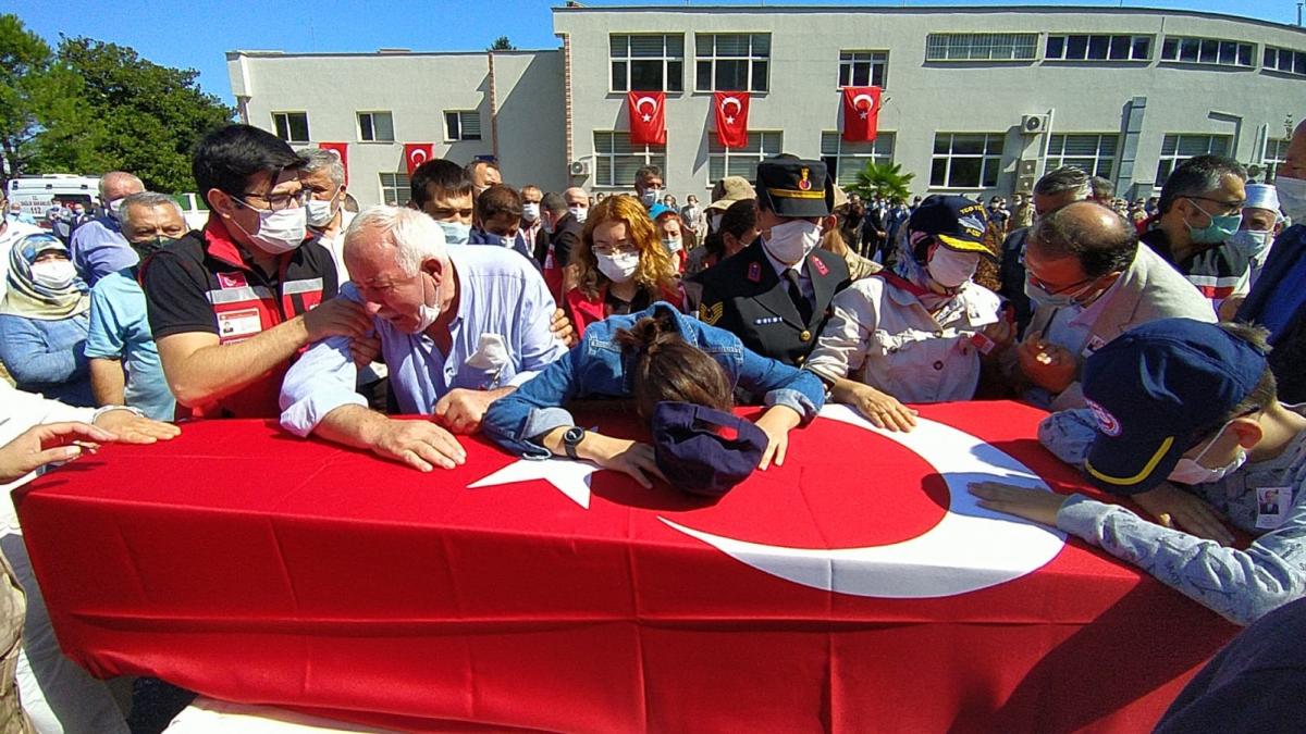 Giresun’da şehit olan Uzman Çavuş Erdem Çıtır için tören düzenlendi