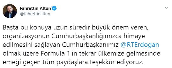 Formula 1, İstanbul'a geri döndü