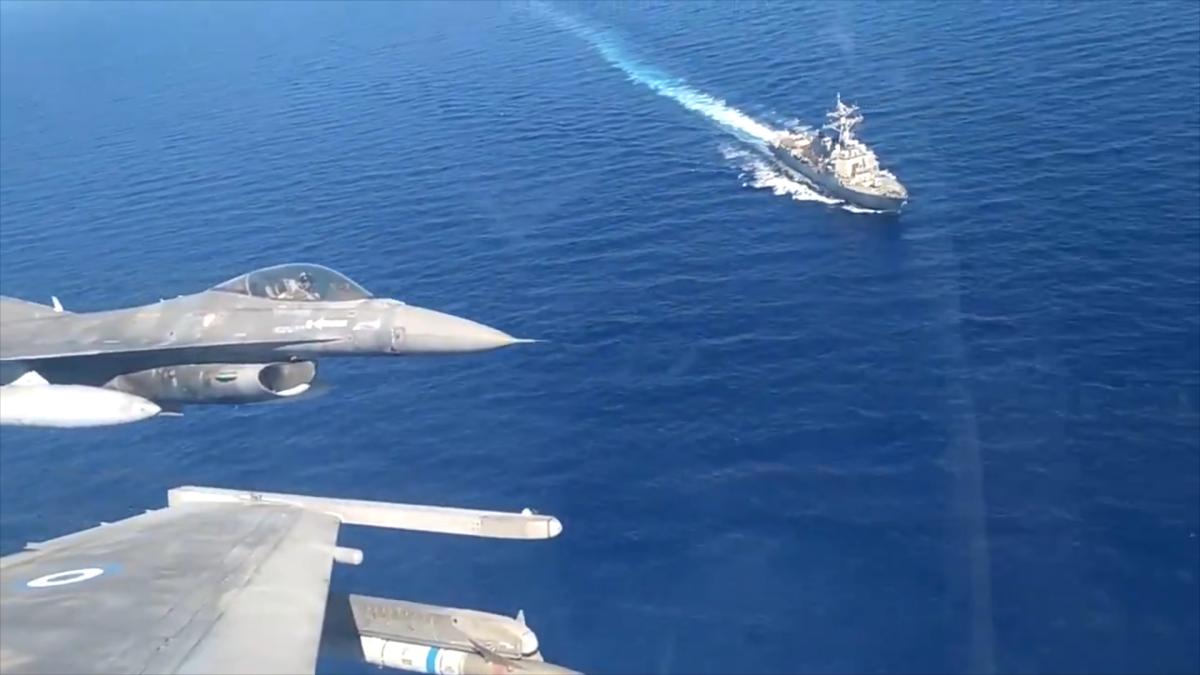 ABD ve Yunanistan'dan Girit'in güneyinde ortak tatbikat