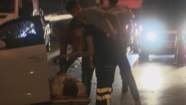 Maltepe’te makas atarak lüks otomobile çarpan sürücü kaçtı