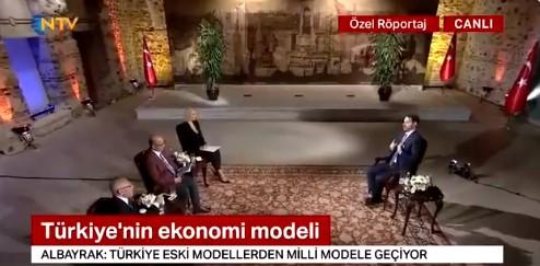 Berat Albayrak NTV canlı yayınında