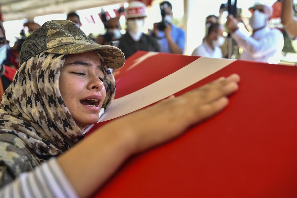 Libya’da görevi sırasında şehit olan Bilal Yılmaz, son yolculuğuna uğurlandı