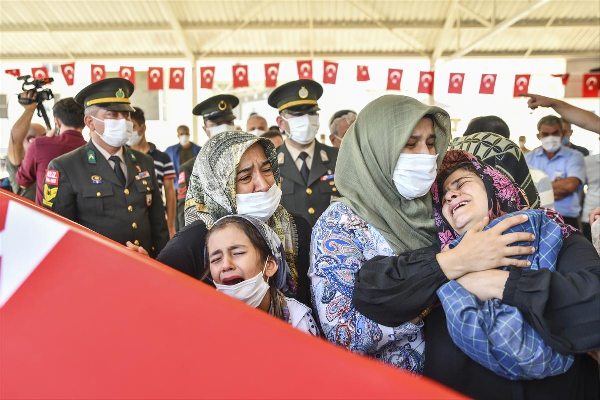 Libya’da görevi sırasında şehit olan Bilal Yılmaz, son yolculuğuna uğurlandı