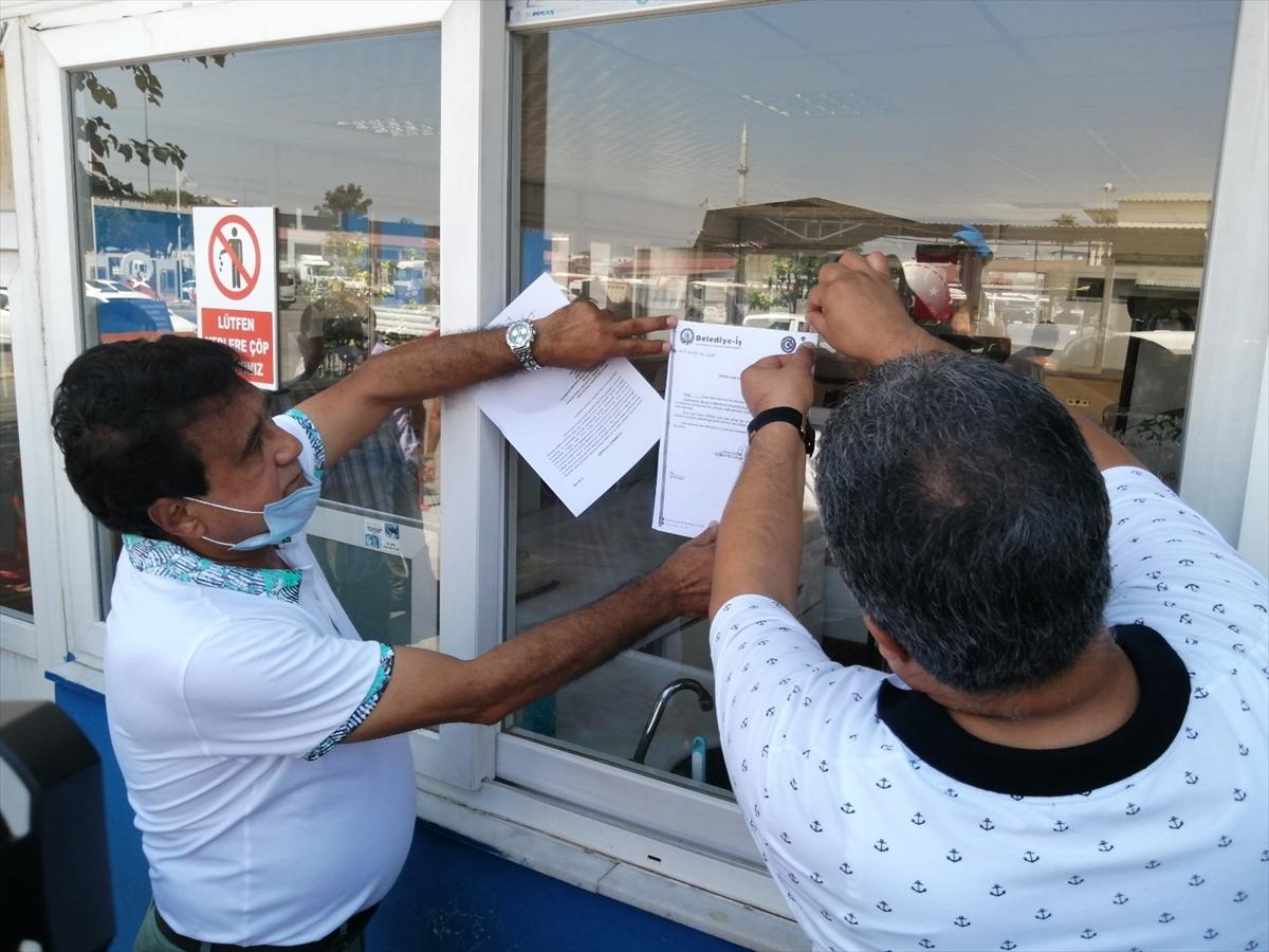 İzmir ve Mersin belediyelerinde işçiler greve gitti