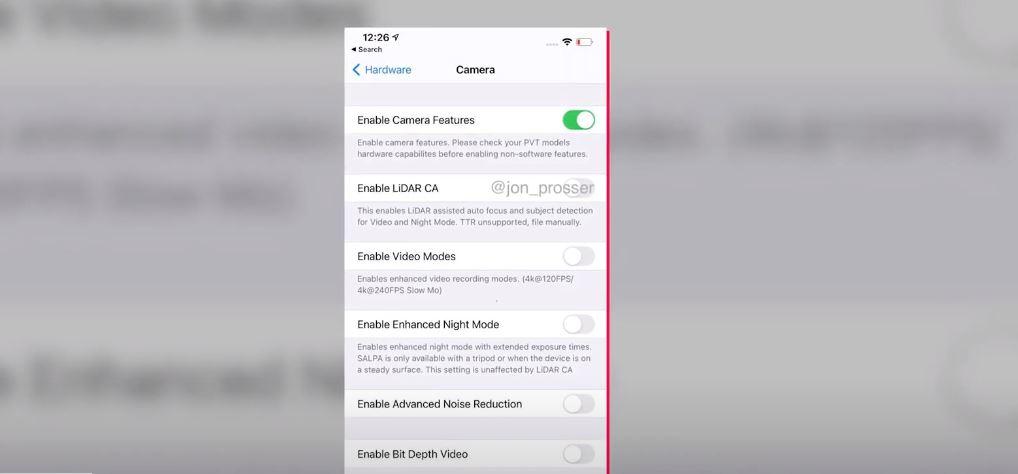 iphone 12 pro max kamera özellikleri