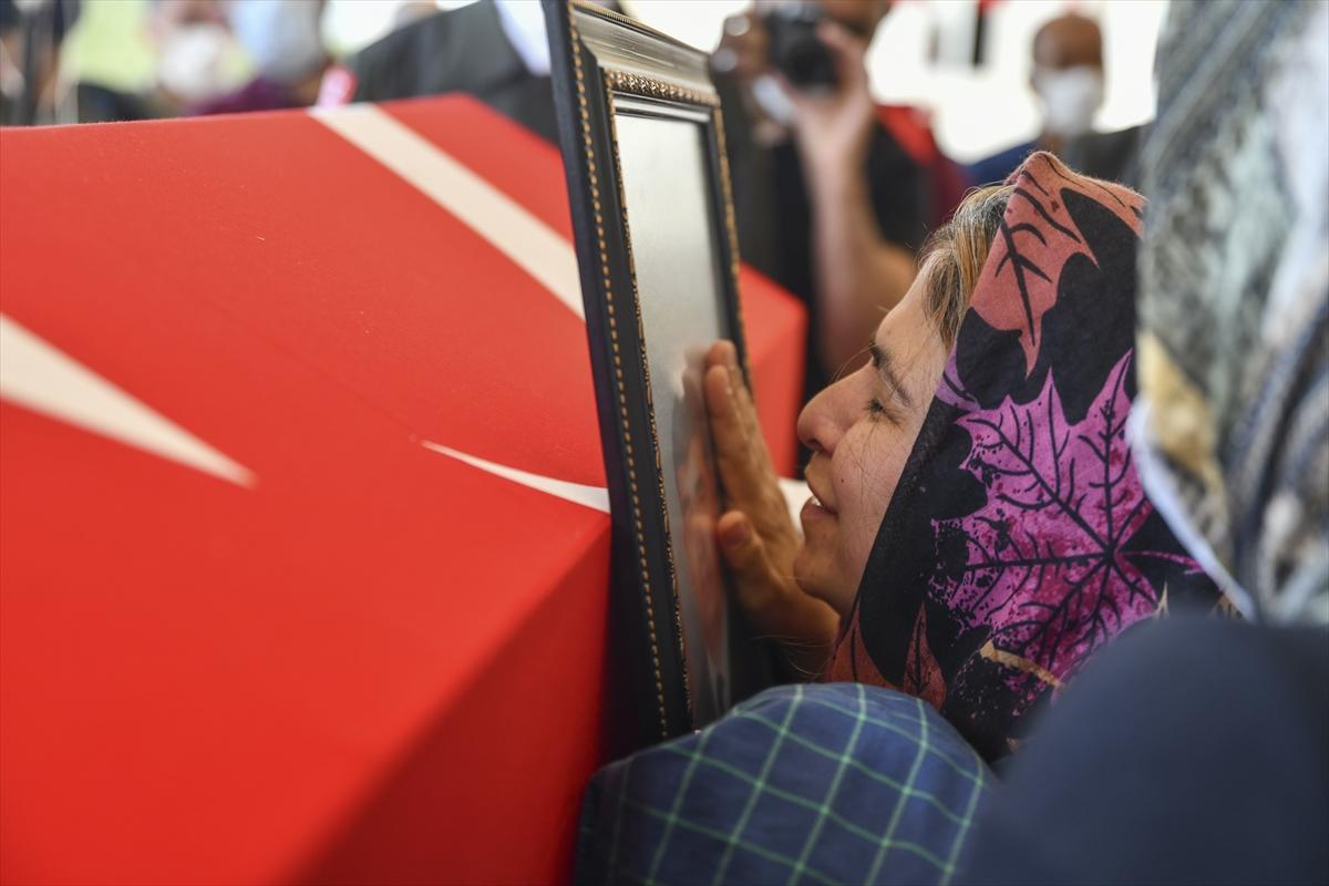 Libya’da görevi sırasında şehit olan Bilal Yılmaz, son yolculuğuna uğurlandı