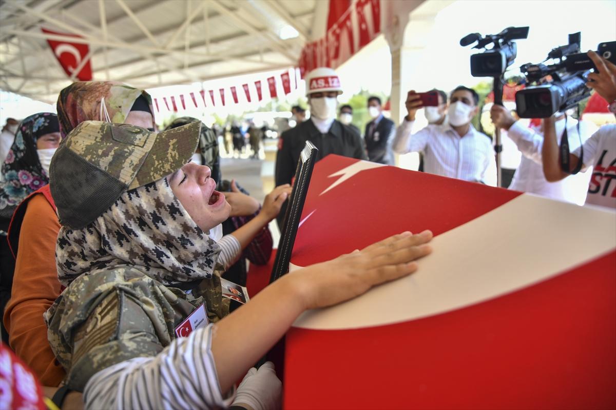 Libya’da görevi sırasında şehit olan Bilal Yılmaz, son yolculuğuna uğurlandı