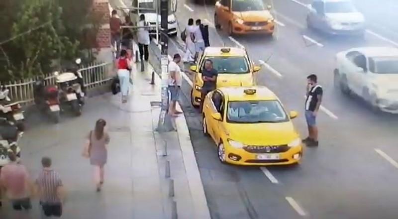 Şişli'de turistin parasını çalan taksici yakalandı