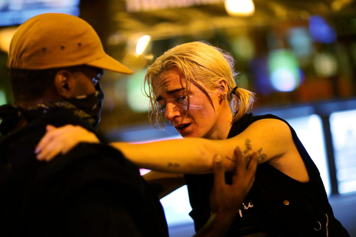 ABD polisinden protestoculara sert müdahale