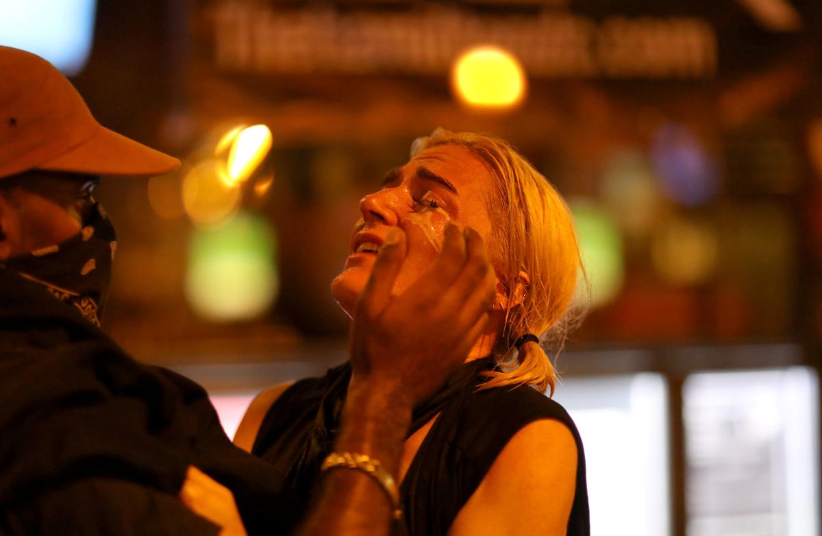 ABD polisinden protestoculara sert müdahale