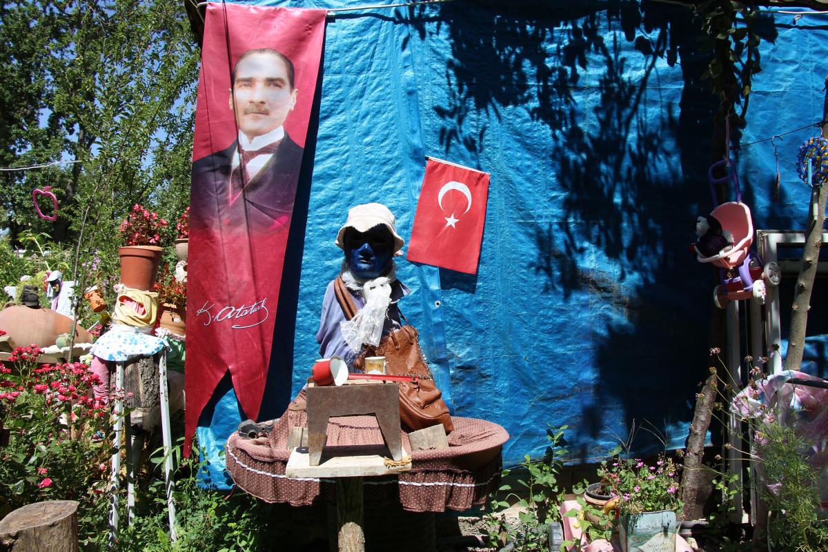 Konya'da Kezban Teyze'nin bahçesi görenleri şaşırtıyor