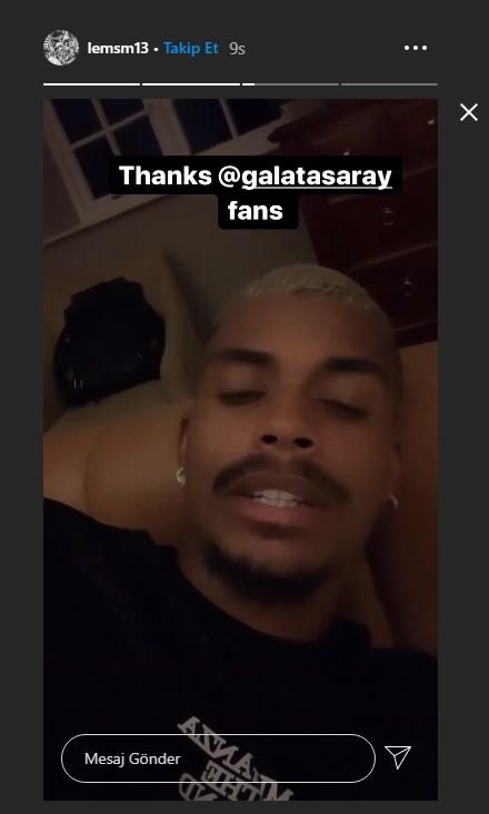 Lemina, Galatasaray taraftarına veda etti