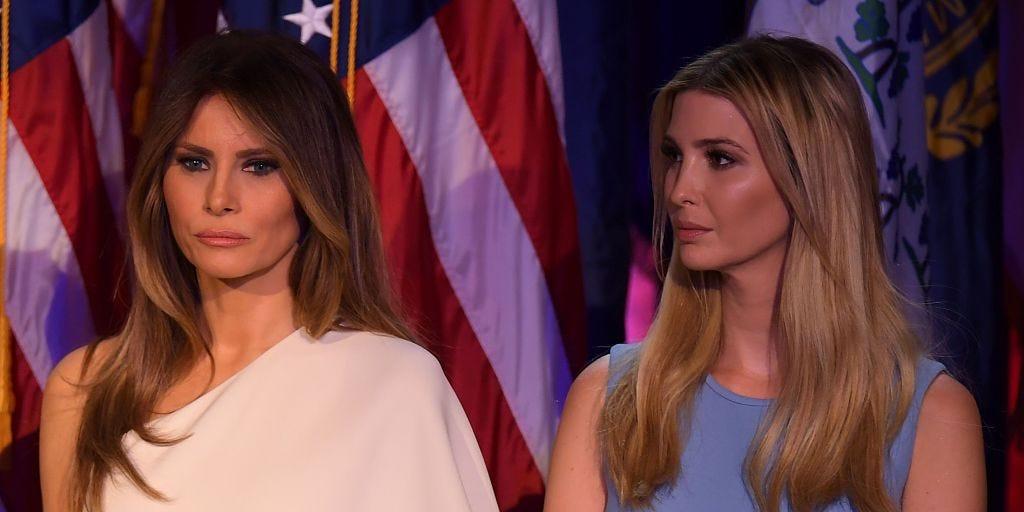 Melania Trump ile Ivanka Trump arasında dikkat çeken bakışma