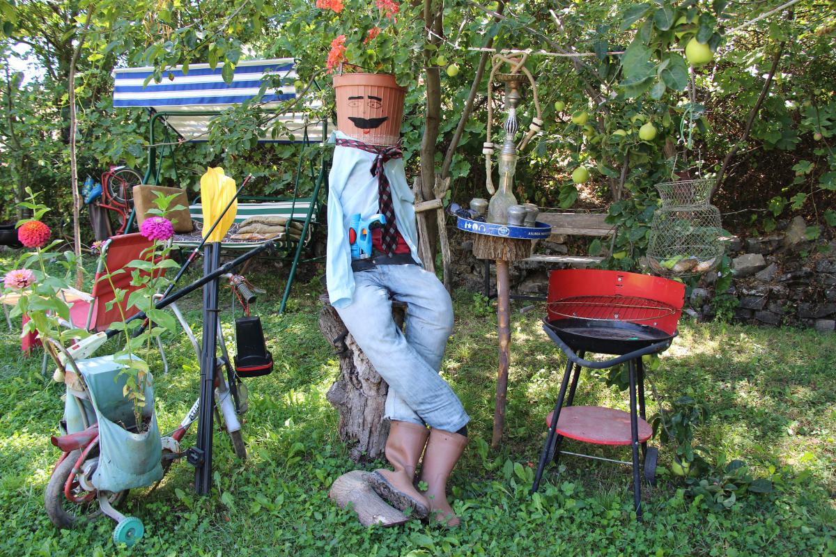 Konya'da Kezban Teyze'nin bahçesi görenleri şaşırtıyor