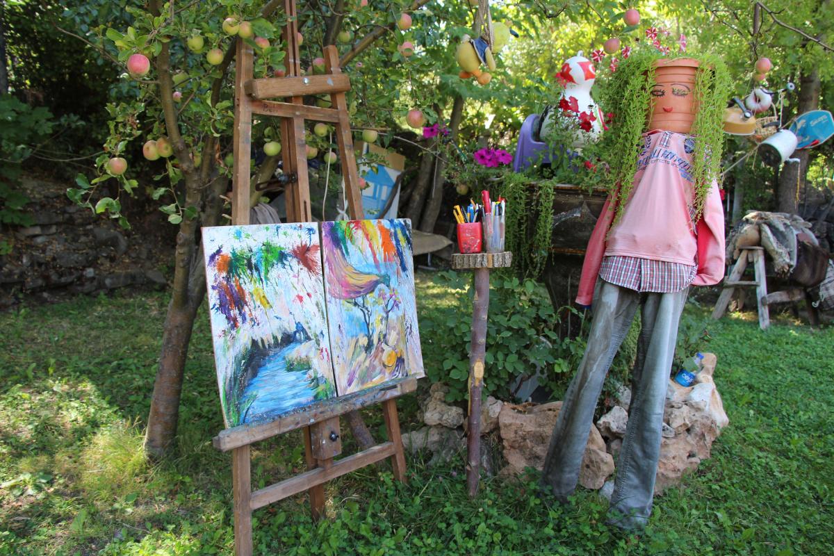 Konya'da Kezban Teyze'nin bahçesi görenleri şaşırtıyor