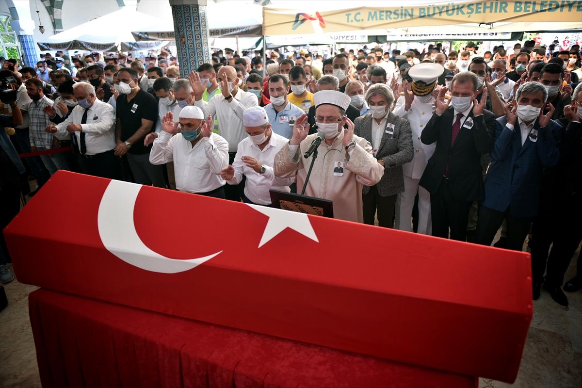 Mersin şehidi Uzman Çavuş İdris Şahin son yolculuğuna uğurlandı