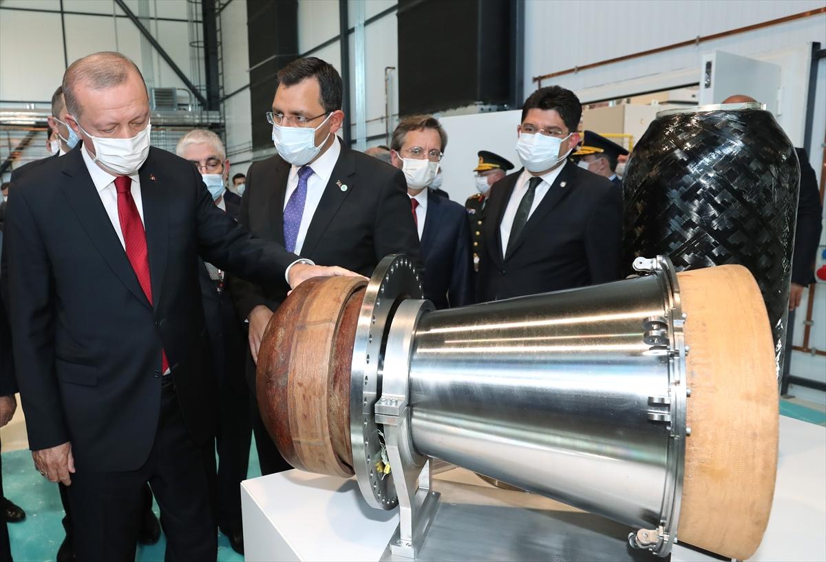 Cumhurbaşkanı Erdoğan Roketsan'da: Artık uzay ligindeyiz