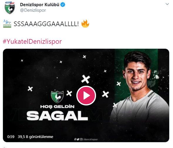 Angelo Sagal Denizlispor'da