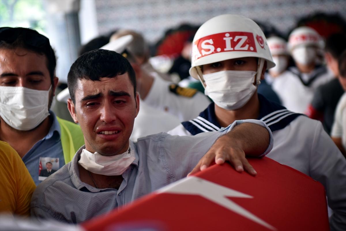 Mersin şehidi Uzman Çavuş İdris Şahin son yolculuğuna uğurlandı