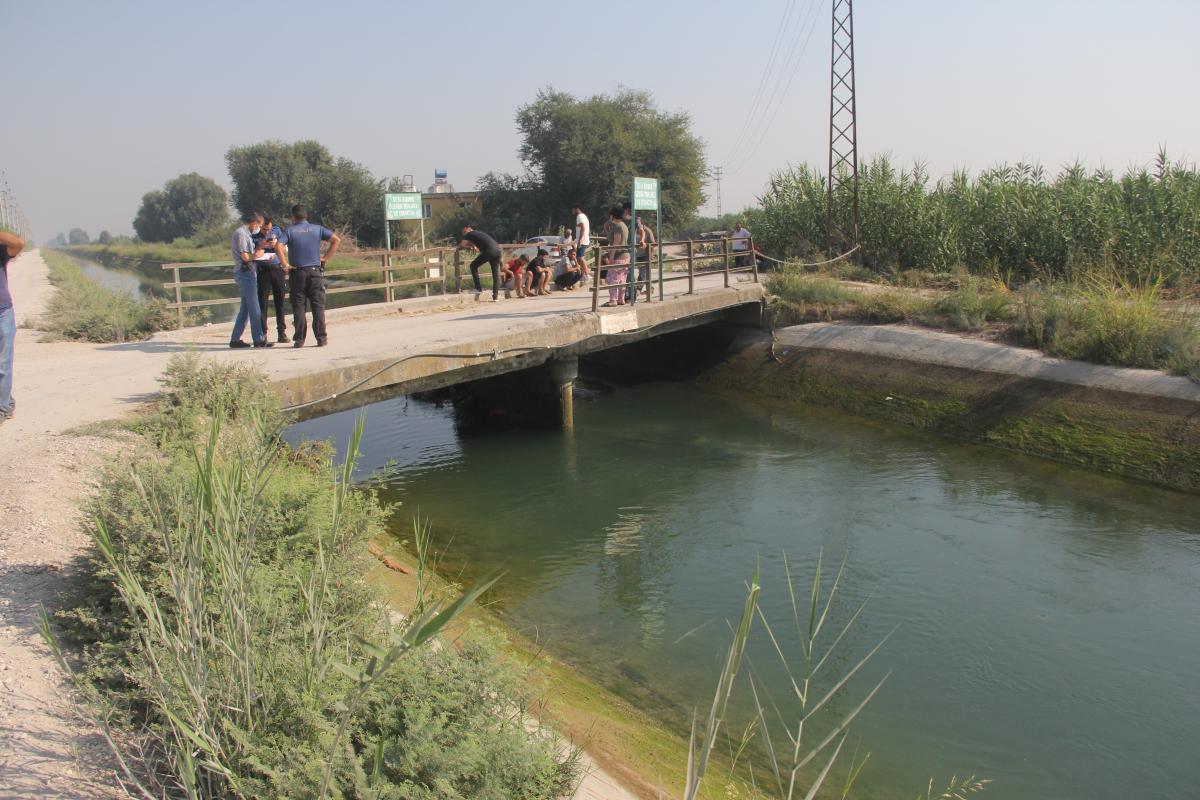 Adana’da serinlemek için sulama kanalına giren kişi boğuldu