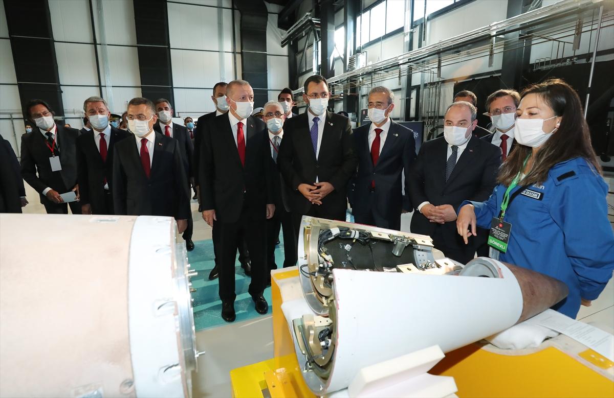 Cumhurbaşkanı Erdoğan Roketsan'da: Artık uzay ligindeyiz