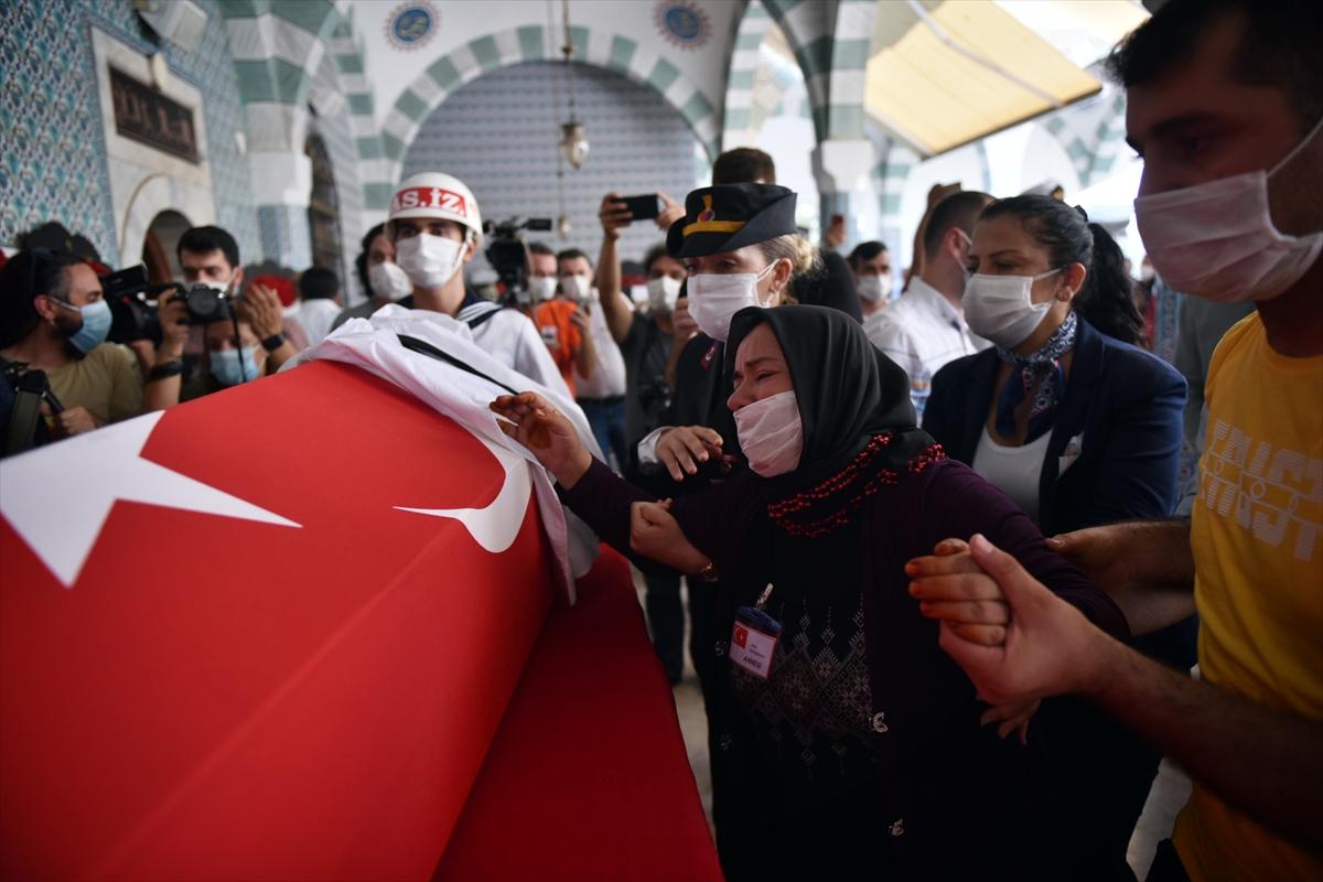 Mersin şehidi Uzman Çavuş İdris Şahin son yolculuğuna uğurlandı