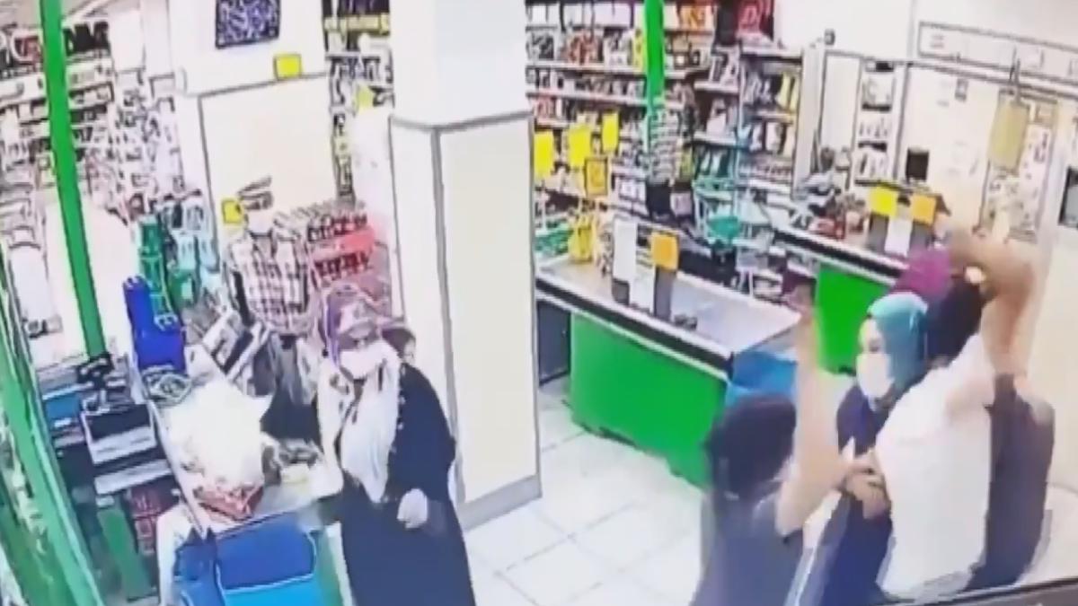 Sancaktepe'de market çalışanına saldıran müşteri