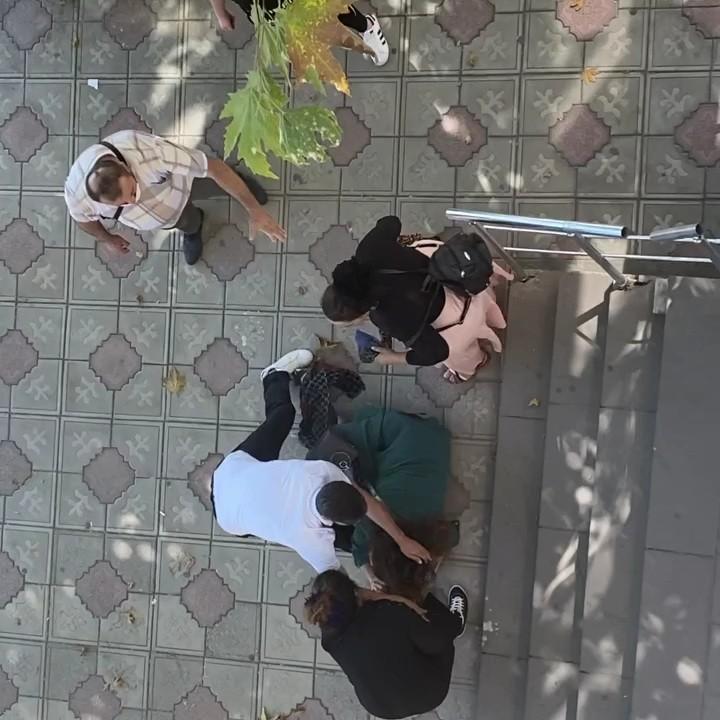 Karabük'te kadınların cadde ortasındaki 'koca' kavgası