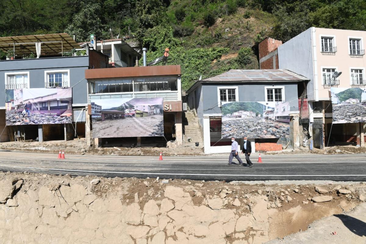 Ulaştırma Bakanı Karaismailoğlu Giresun'daki çalışmaları inceledi