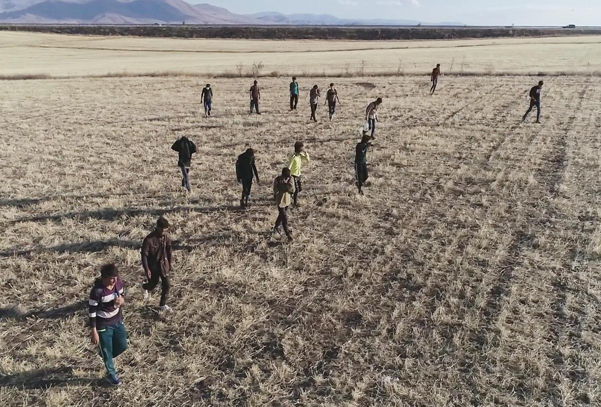 Erzurum'da kaçak göçmenlerin umuda yolculuğu
