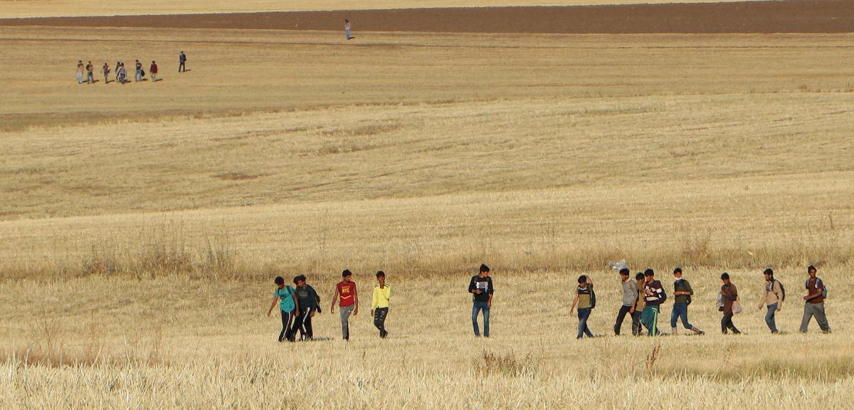 Erzurum'da kaçak göçmenlerin umuda yolculuğu