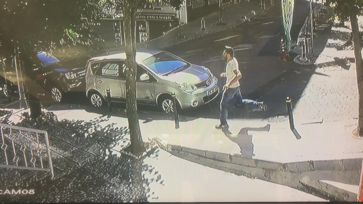 Şişli'de telefon çalan hırsız, kovalamacayla yakalandı