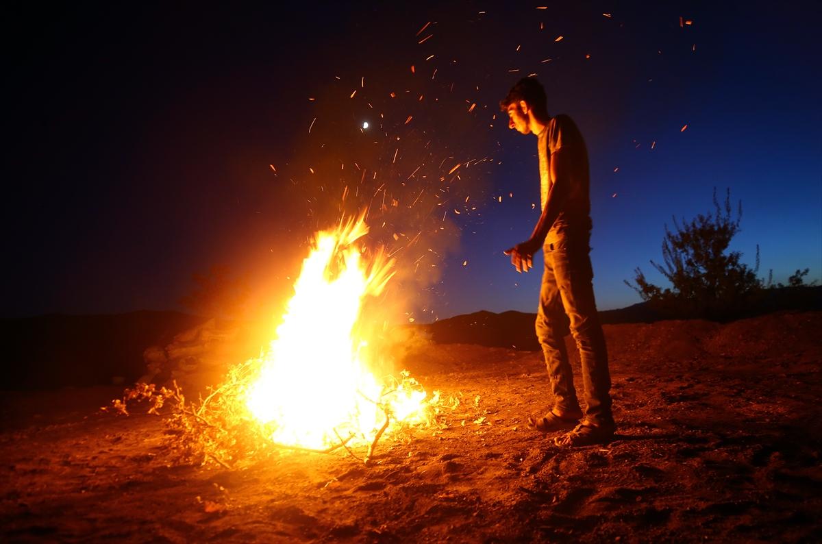 Konya'da mangal kömürü üreticilerinin zorlu mesaisi