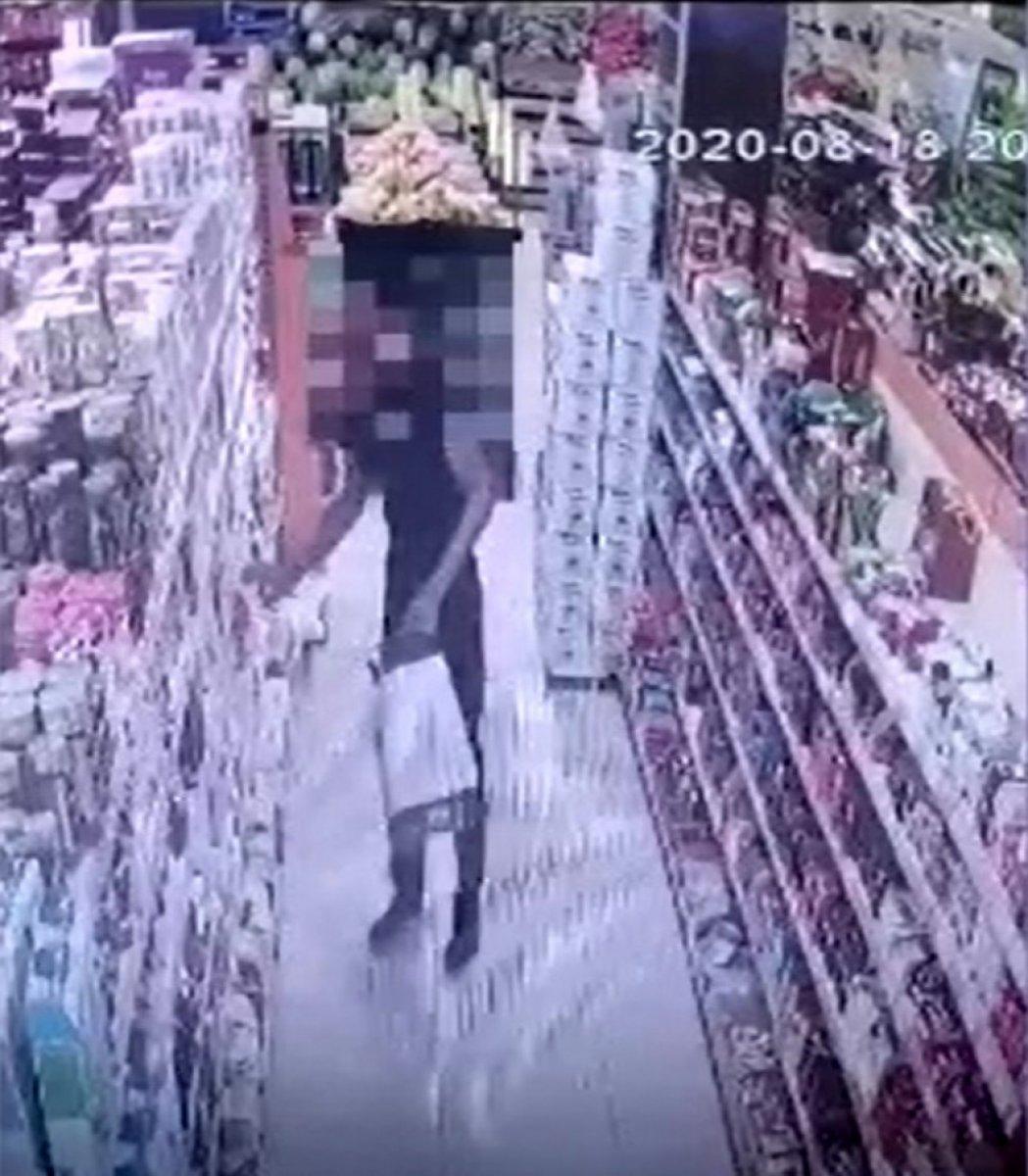 Gaziantep'te aynı markete 2 kere giren hırsız yakalandı