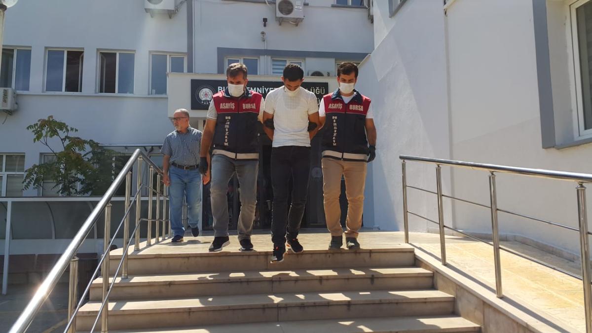 Bursa'da 200 bin TL'lik hırsızlık yapan firari hükümlü yakalandı