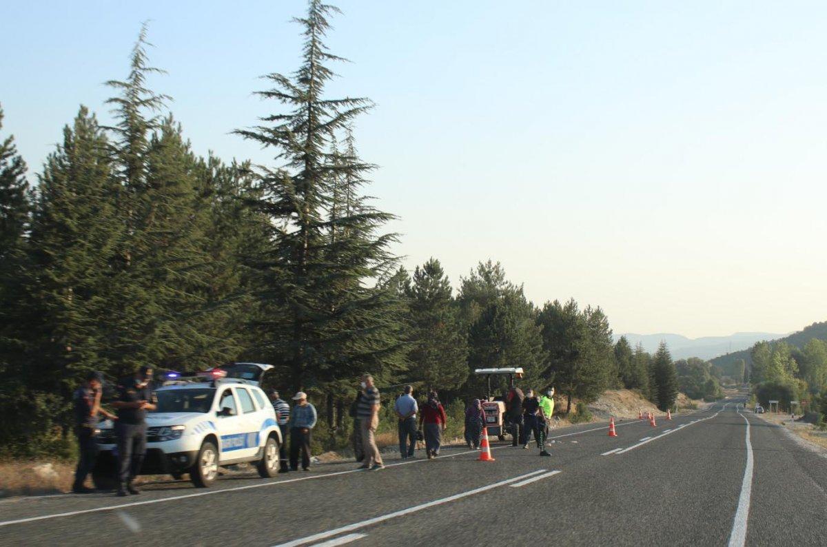Kütahya'da traktörden düşen adam hayatını kaybetti