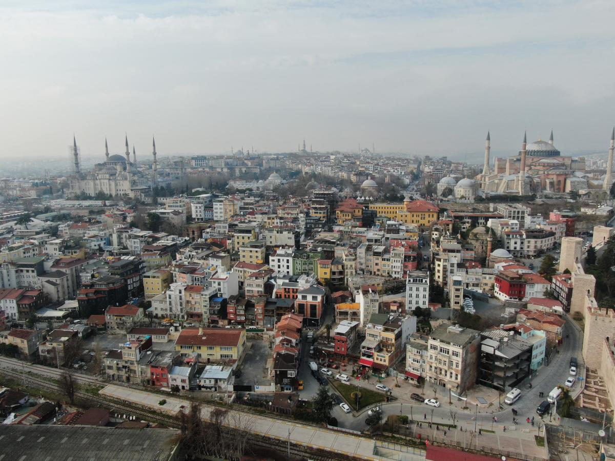 İstanbul'un gizli sarayı görüntülendi