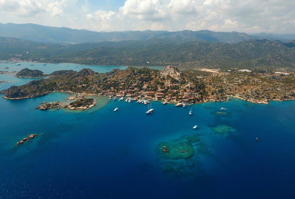 Her yıl 1 milyona yakın turist Kekova'ya gidiyor