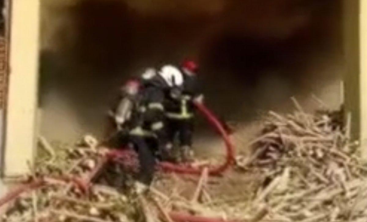 Şanlıurfa’da yangın sonrası patlama