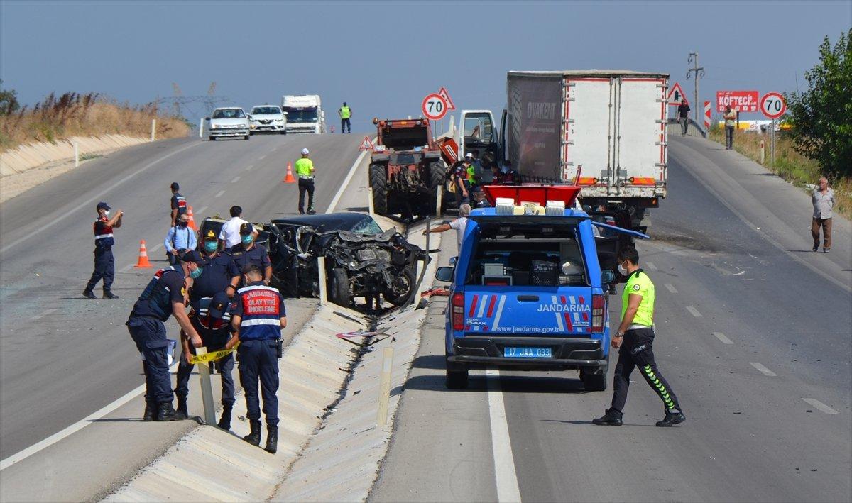 Biga'da peş peşe trafik kazası: 1 ölü, 6 yaralı