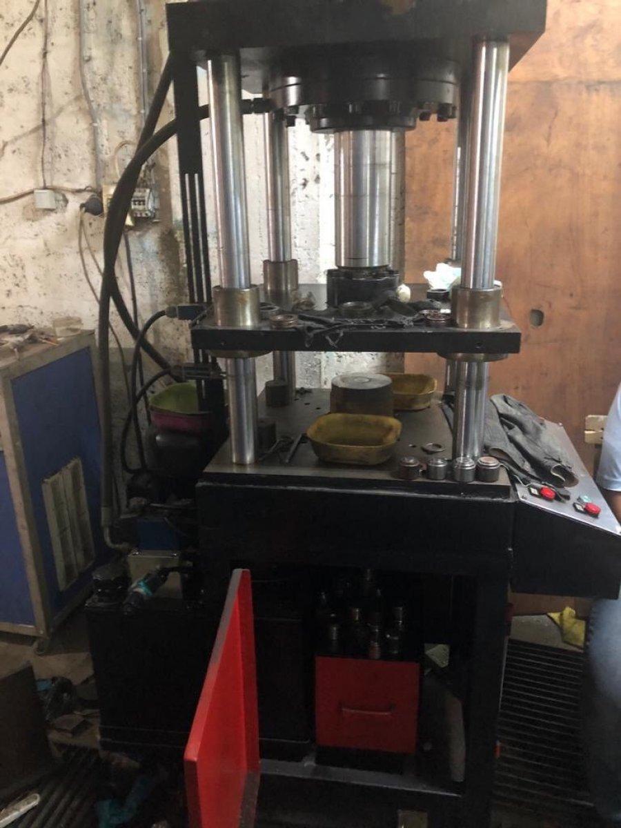 Gaziantep’te sahte altın üreten atölyeye baskın