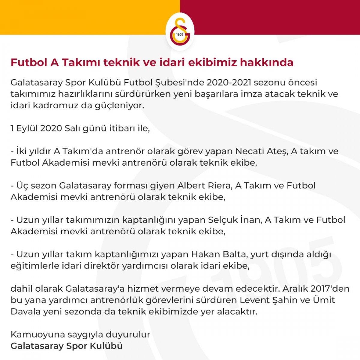 Hakan Balta idari direktör yardımcısı oldu