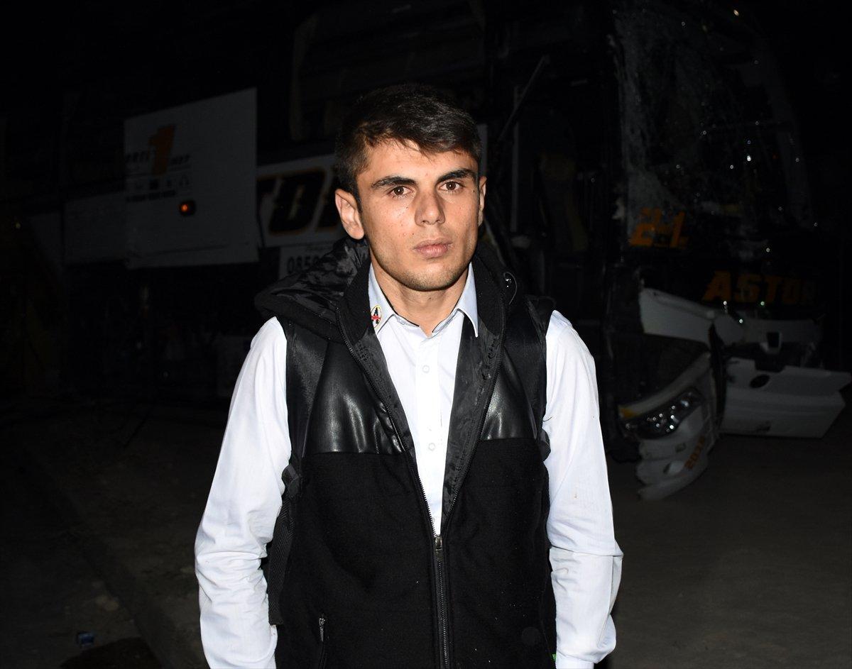 Aksaray'da yolcu otobüsüyle kamyon çarpıştı