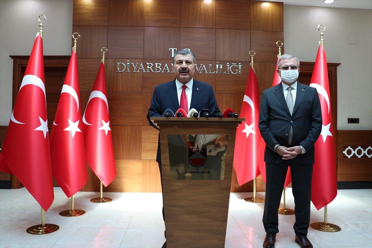 Sağlık Bakanı Fahrettin Koca'dan Diyarbakır'da önemli açıklamalar
