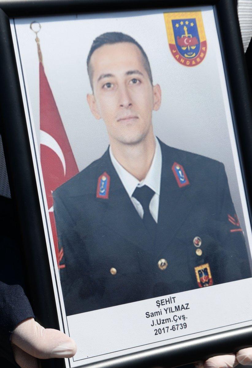 Giresun'da şehit olan Uzman Çavuş Sami Yılmaz son yolculuğuna uğurlandı