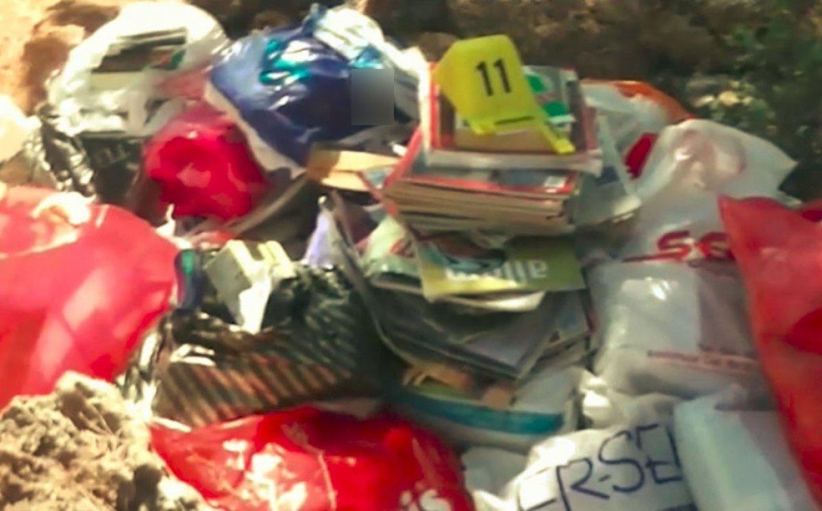 Antalya'da FETÖ'cülerin ormana gömdüğü 31 çuval bulundu