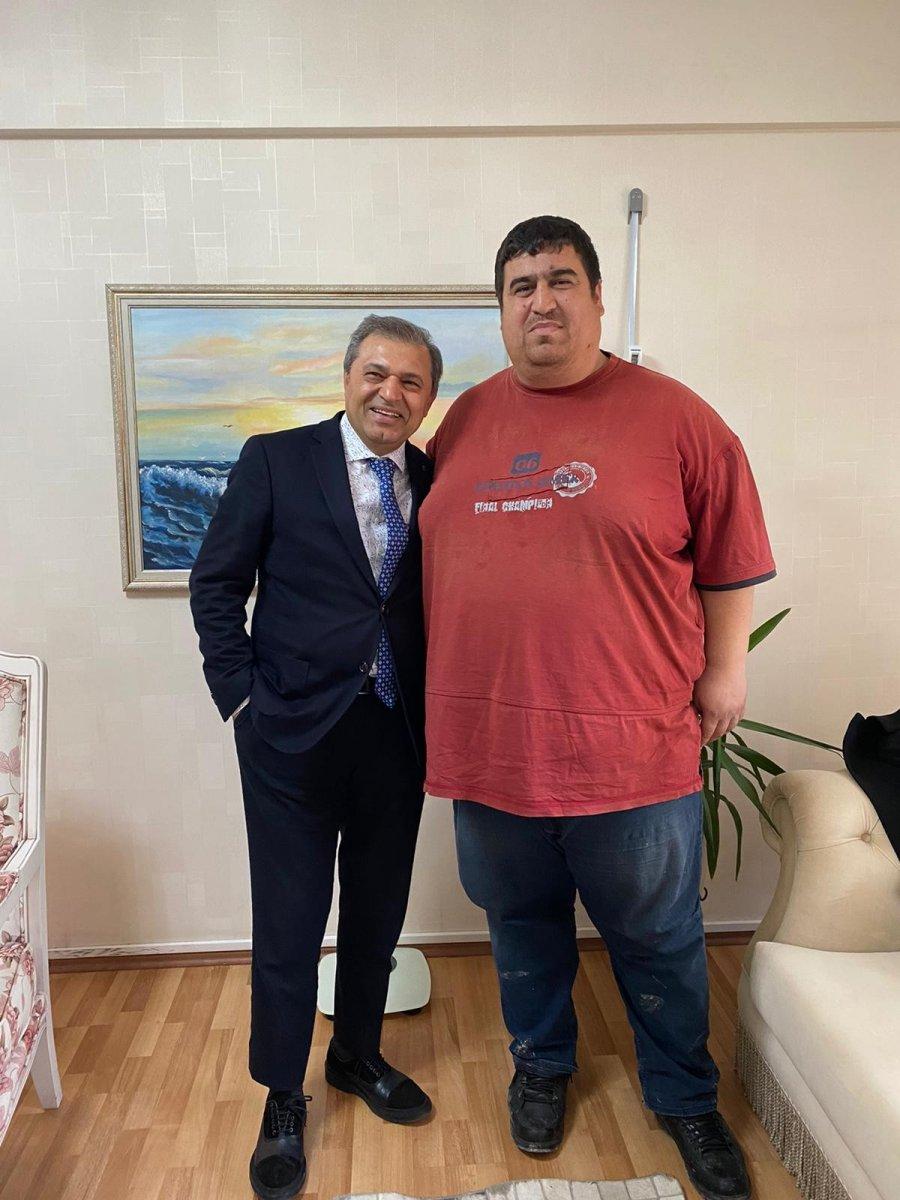 Ankara’da bir kişi 7 ayda 150 kilo verdi